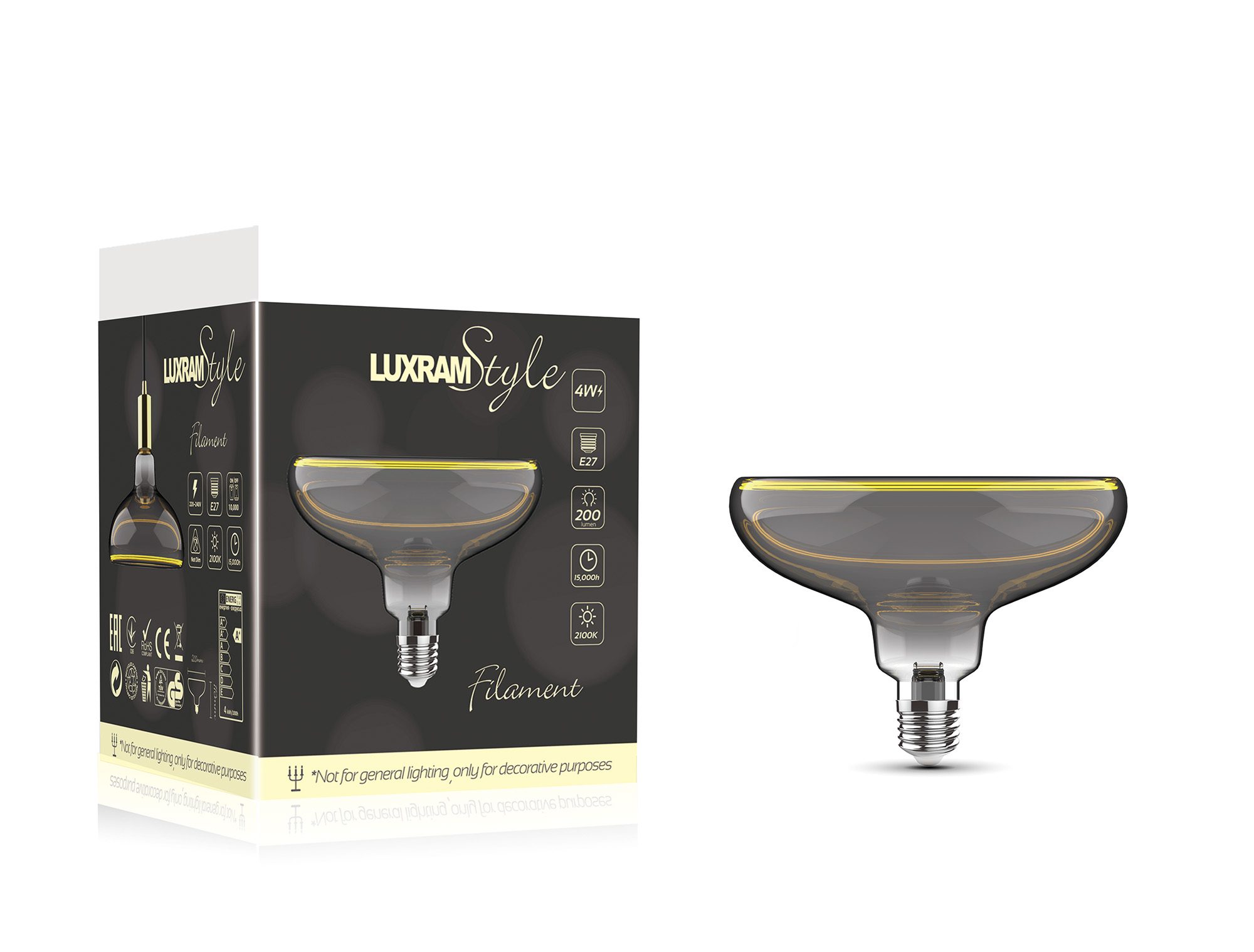 Classic Deco LED Lamps Luxram Vintage